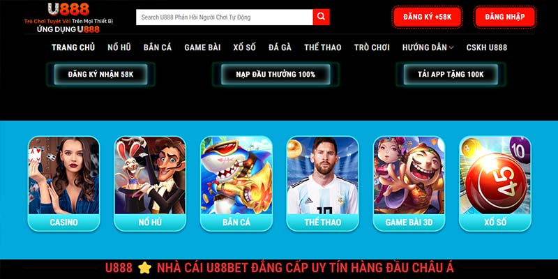 Sản phẩm giải trí của nhà cái U888bet